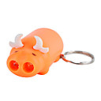 Cute Cow 2-LED Flashlight Keychain (Batteries Included/Batteries Included)