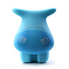 Cute Cow Style 2-Mode 12-LED White Light Illuminated Desktop Lamp - Blue