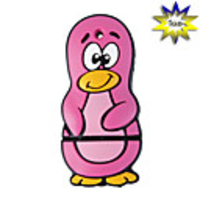 Cute Dark USB 2.0 Flash/Jump Drive (1GB)