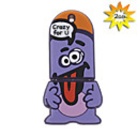 Cute Dark USB 2.0 Flash/Jump Drive (2GB)