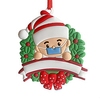 Cute Decorating Tools Christmas Santa Claus Irregular 1 pcs Hanging Pendant Xmas Tree Decor Ornament Home Christmas Cute Funny Gift Party Blue Blushing Pink Red miniinthebox