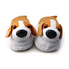 Cute Dog Soft Indoor Winter Cotton Slippers (White )