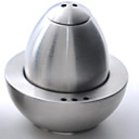 Cute Egg/egg holder Stainless Steel Castor(Abrasived)-Salt Pepper