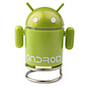 Cute Google Android Robot Style USB Rechargeable MP3 Player with FM Radio Colorful Light (TF)