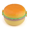 Cute Hamburger Lunch Box with Utensils Set