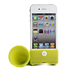 Cute iPhone 5 Horn Stand Speaker(Green)