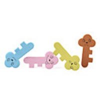 Cute Key Shaped Multi Color Self Adhesive Sticky Note Pads