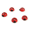 Cute Ladybug Fridge Magnets - Red (5-Pack)
