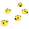 Cute Ladybug Fridge Magnets - Yellow (5-Pack)