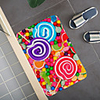 Cute Lollipop Hallway Carpet and Rugs for Bedroom Living Room Carpet Kitchen Bathroom Anti-Slip Floor Mats