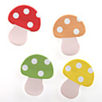 Cute Mushroom Shaped Multi Color Self Adhesive Sticky Note Pads