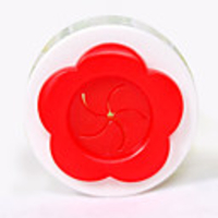 Cute Plum Flower Shower Curtain Hooks