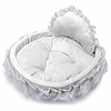 cute princess pet bed bow-tie lace cat dog bed (l,  grey) miniinthebox