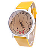 Cute Rabbit Watch With Yellow Watchband A139