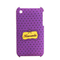 Cute Spot Hard Protective Case for iPhone 3G/3GS (Purple)