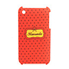 Cute Spot Hard Protective Case for iPhone 3G/3GS (Red)