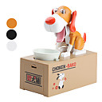 Cute Stealing Money Dog Coin Bank (Assorted Colors)