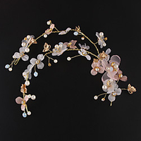 Cute Sweet Other Material Headpiece with Flower 1 Piece Wedding / Special Occasion Headpiece miniinthebox