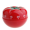 Cute Tomato Mechanical Kitchen Timer (60-Minute)