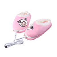 Cute USB Heating Slippers - Pink(Beautiful Sheep)