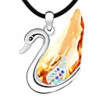 Cygnet Crystal And Zircon Necklace