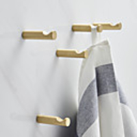 Cylindrical Robe Hook Creative Metal 5pcs - Bathroom / Hotel bath Wall Mounted