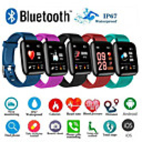 D13 Smartwatch BT Fitness Tracker Support Notify/ Blood Pressure Measurement Sport Smart Watch for Samsung/ Iphone/ Android Phones
