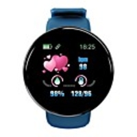 D18 Men Women Smartwatch Android iOS Bluetooth Waterproof Heart Rate Monitor Blood Pressure Measurement Sports Calories Burned ECGPPG Pedometer Call Reminder Sleep Tracker Sedentary Reminder