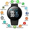D18 Unisex Smartwatch Bluetooth Touch Screen Heart Rate Monitor Sports ECGPPG Pedometer Call Reminder Sleep Tracker Sedentary Reminder
