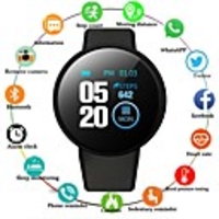 D18 Unisex Smartwatch Bluetooth Touch Screen Heart Rate Monitor Sports ECGPPG Pedometer Call Reminder Sleep Tracker Sedentary Reminder