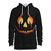 Daddy and Me Active Graphic 3D Print Print Long Sleeve Regular Hoodie Sweatshirt Black