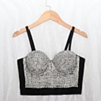 Dance Costumes Bra Crystals / Rhinestones Women