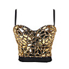 Dance Costumes Bra Glitter Beading Women