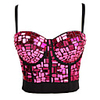 Dance Costumes Bra Glitter Women