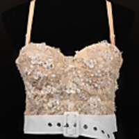 Dance Costumes Bra Lace Beading Paillette Women