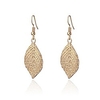 Dangle Earring for Women, Leaf Drop Earring with Girls Rose Gold or Silver Plated Earring Stainless Steel Earring (Gold Plated)