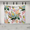 dark blue tapestry floral plants tapestry wall hanging herbs tapestry wild flowers wall tapestry nature scenery tapestry for bedroom,  dorm. 59x51