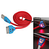 Data Sync and Charging Cable for iPhone4 4S, The New iPad and Samsung Galaxy Tab (Assorted Colors)
