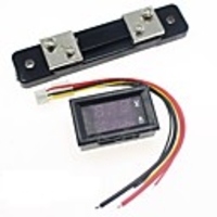 DC 100V 50A Mini Digital Voltmeter Ammeter Current Voltage Meter Tester 0.28 Red Dual LED Display with Shunt