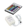 DC12V 24-Key LED Strip IR Remote Controller with Controller Box for 3528 5050 SMD RGB LED Strip Lights miniinthebox