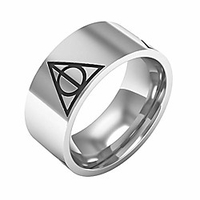 Deathly Hallows Ring Harry Potter Inspired Rings Titanium Steel Band