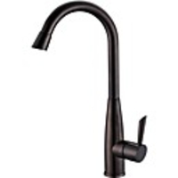 Deck Mounted Single Handle One Hole with Oil-rubbed Bronze Kitchen faucet