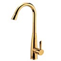 Deck Mounted Single Handle One Hole with Ti-PVD Kitchen faucet