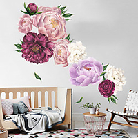 Decorative Wall Stickers - Plane Wall Stickers Landscape / Floral / Botanical Living Room / Bedroom / Kitchen / Re-Positionable