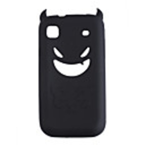Demon Protective Rubber Gel Silicone Case for Sumsung i9000(black)