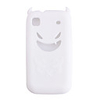 Demon Protective Rubber Gel Silicone Case for Sumsung i9000(white)