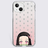 Demon Slayer: Kimetsu no Yaiba Cartoon Characters Phone Case For Apple iPhone 13 12 Pro Max 11 SE 2020 X XR XS Max 8 7 Unique Design Protective Case Shockproof Dustproof Back Cover TPU miniinthebox