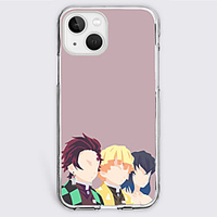 Demon Slayer: Kimetsu no Yaiba Cartoon Characters Phone Case For Apple iPhone 13 12 Pro Max 11 SE 2020 X XR XS Max 8 7 Unique Design Protective Case Shockproof Dustproof Back Cover TPU miniinthebox