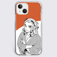Demon Slayer: Kimetsu no Yaiba Cartoon Characters Phone Case For Apple iPhone 13 12 Pro Max 11 SE 2020 X XR XS Max 8 7 Unique Design Protective Case Shockproof Dustproof Back Cover TPU miniinthebox