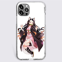 Demon Slayer: Kimetsu no Yaiba Cartoon Characters Phone Case For Apple iPhone 13 12 Pro Max 11 X XR XS Max iPhone 12 Pro Max 11 SE 2020 X XR XS Max 8 7 Unique Design Protective Case Shockproof miniinthebox